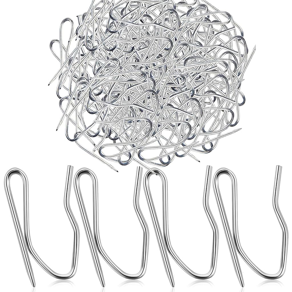 HASTHIP® 100Pcs Curtain Hooks for Drapes Pleater Hooks Heavy Duty Drapery Hooks 1.25 inches Drapery Hooks Pleater Hooks for Pleated Curtain Universal Drapery Hooks Curtain Hooks HASTHIP® 100Pcs Curtain Hooks for Drapes Pleater Hooks Heavy Duty Drapery Hooks 1.25 inches Drapery Hooks Pleater Hooks for Pleated Curtain Universal Drapery Hooks Curtain Hooks